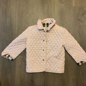 Blush pink Burberry barn jacket